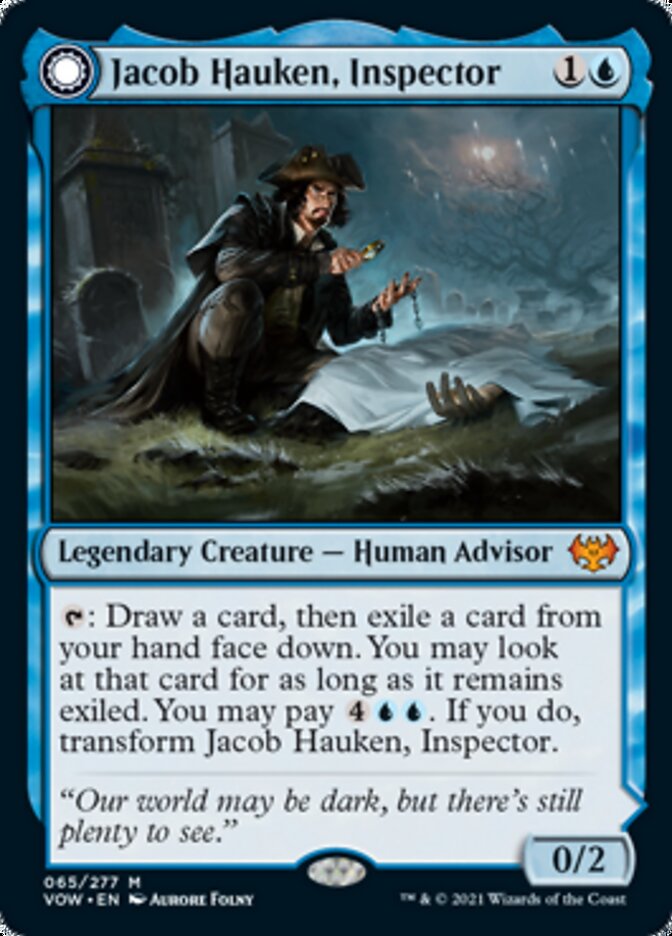 {R} Jacob Hauken, Inspector // Hauken's Insight [Innistrad: Crimson Vow][VOW 065]