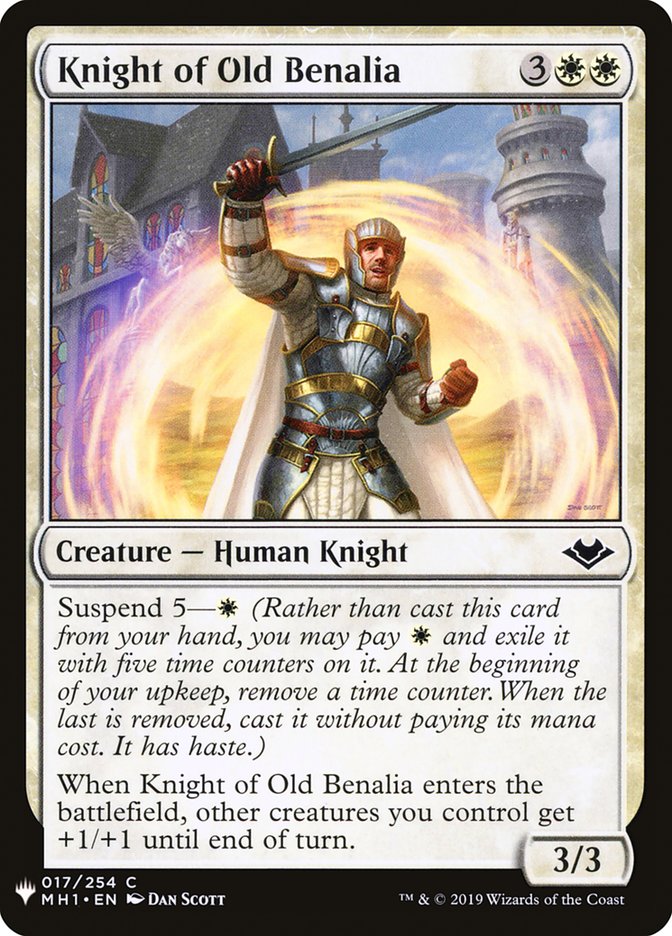 {C} Knight of Old Benalia [Mystery Booster][MB1 MH1 017]