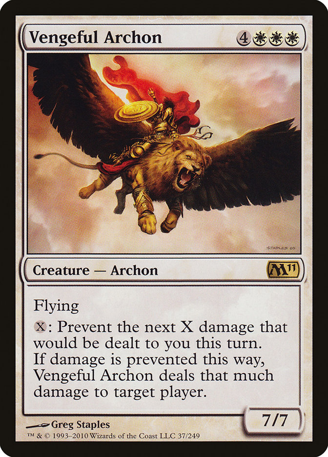 {R} Vengeful Archon [Magic 2011][M11 037]