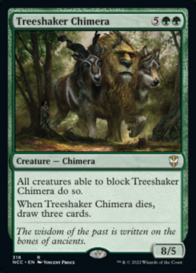 {R} Treeshaker Chimera [Streets of New Capenna Commander][NCC 318]