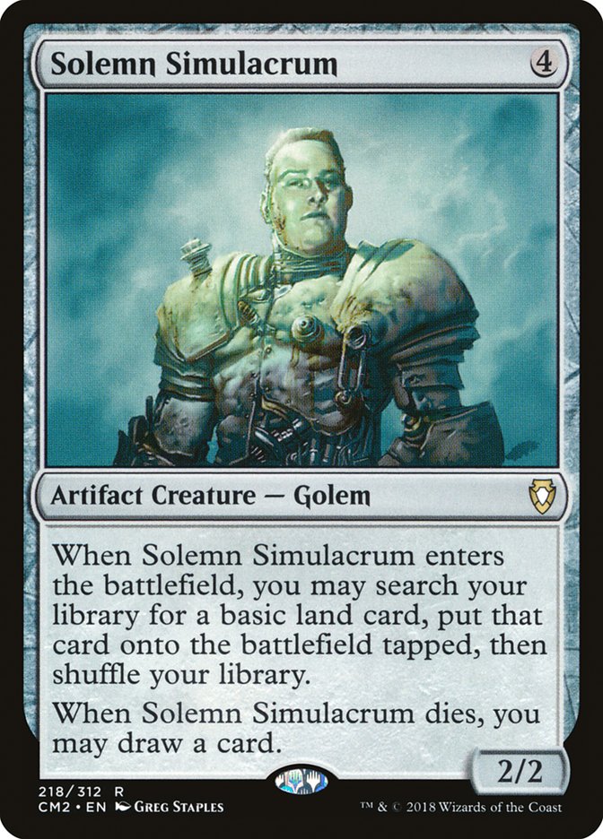 {R} Solemn Simulacrum (218/312) [Commander Anthology Volume II][CM2 218]