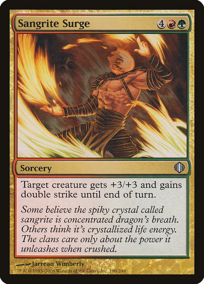 {C} Sangrite Surge [Shards of Alara][ALA 190]