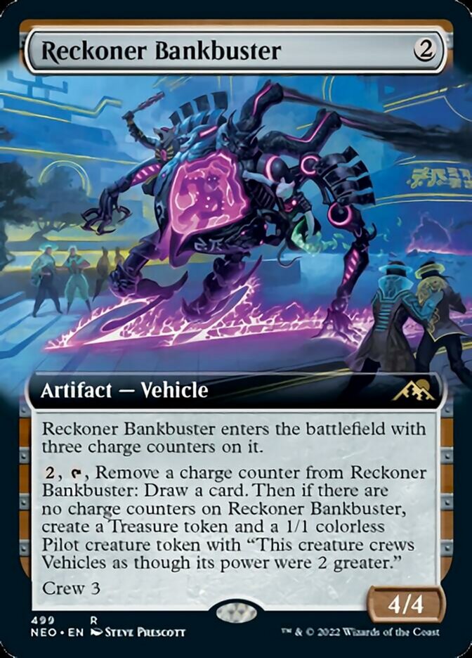 {R} Reckoner Bankbuster (Extended Art) [Kamigawa: Neon Dynasty][NEO 499]