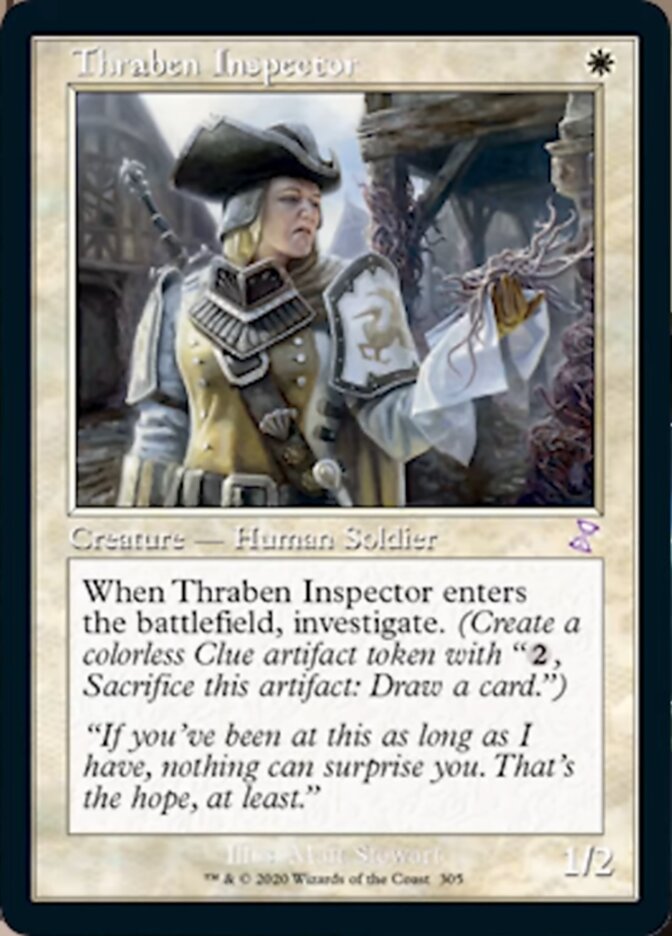 {R} Thraben Inspector (Timeshifted) [Time Spiral Remastered][TSR 305]