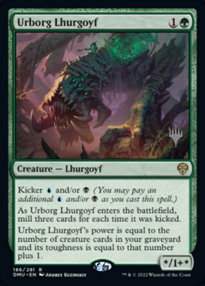 {@R} Urborg Lhurgoyf (Promo Pack) [Dominaria United Promos][PP DMU 186]