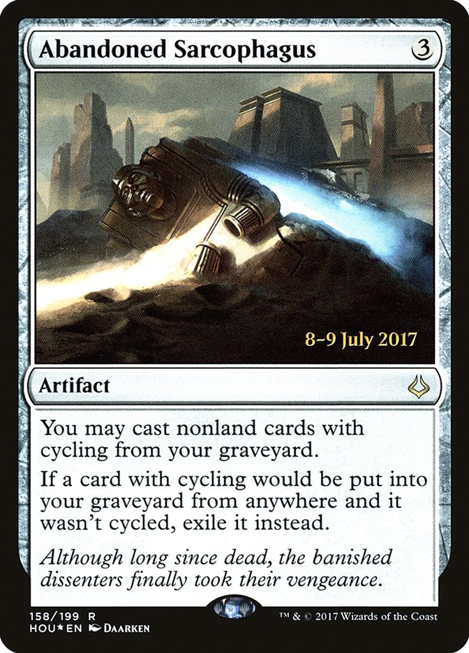 {R} Abandoned Sarcophagus [Hour of Devastation Prerelease Promos][PR HOU 158]