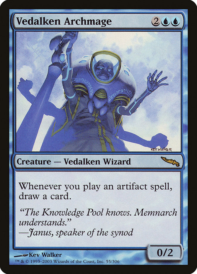 {R} Vedalken Archmage [Mirrodin][MRD 055]