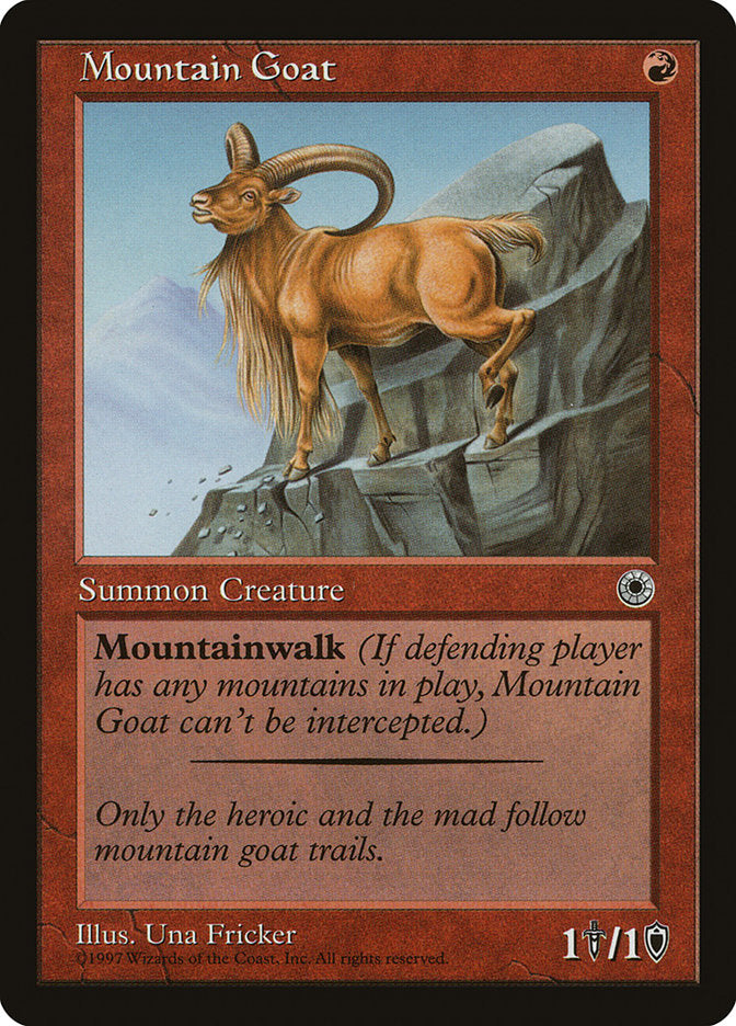 {C} Mountain Goat [Portal][POR 141]