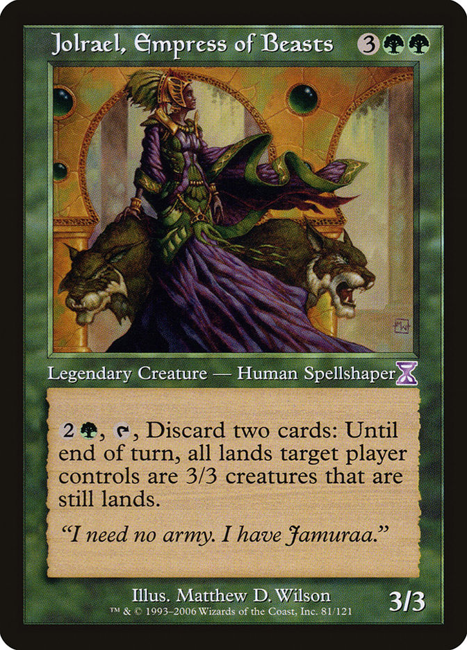 {R} Jolrael, Empress of Beasts [Time Spiral Timeshifted][TSB 081]