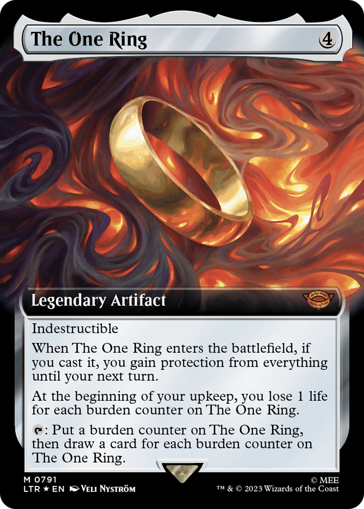 {R} The One Ring (Extended Art) (Surge Foil) [The Lord of the Rings: Tales of Middle-Earth][LTR 791]