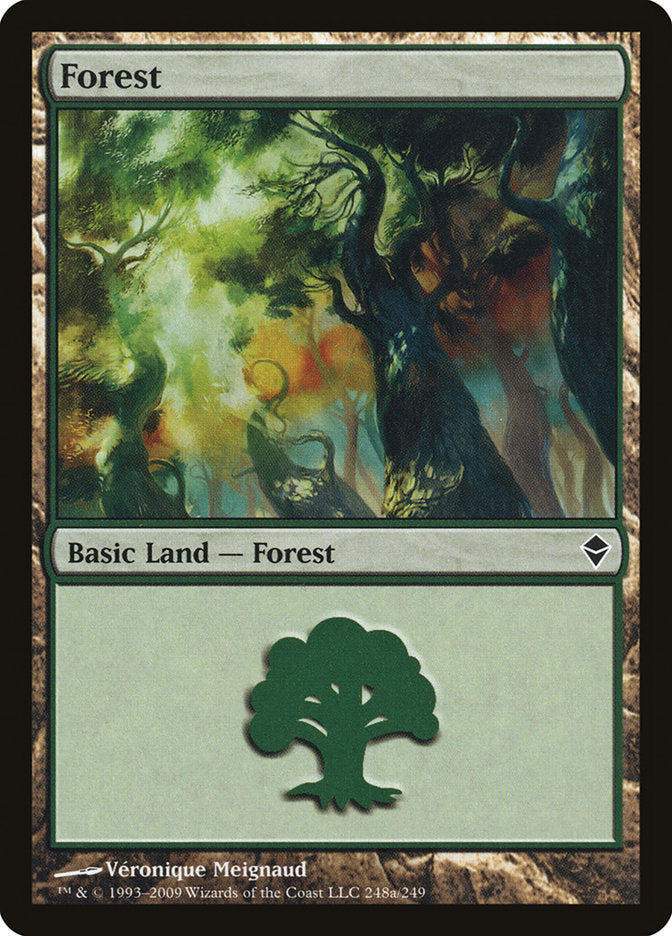 {B}[ZEN 248] Forest (248a) [Zendikar]