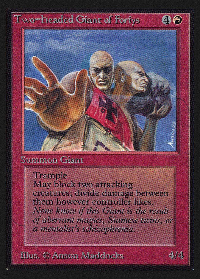 {R} Two-Headed Giant of Foriys [International Collectorsâ Edition][GB CEI 180]