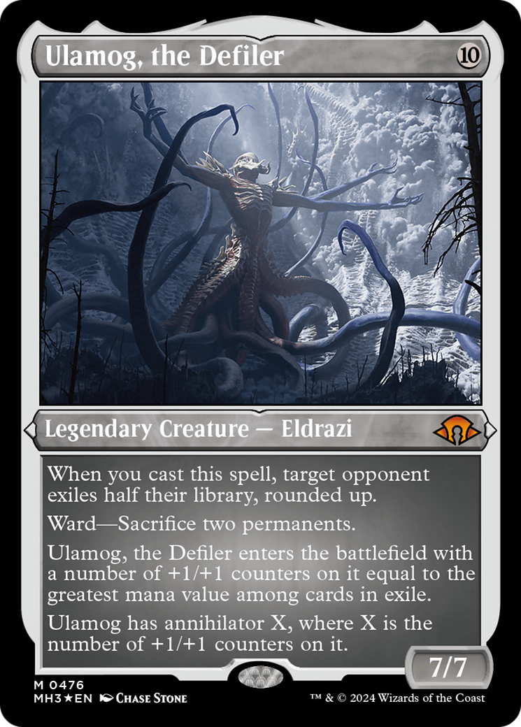 {R} Ulamog, the Defiler (Foil Etched) [Modern Horizons 3][MH3 476]