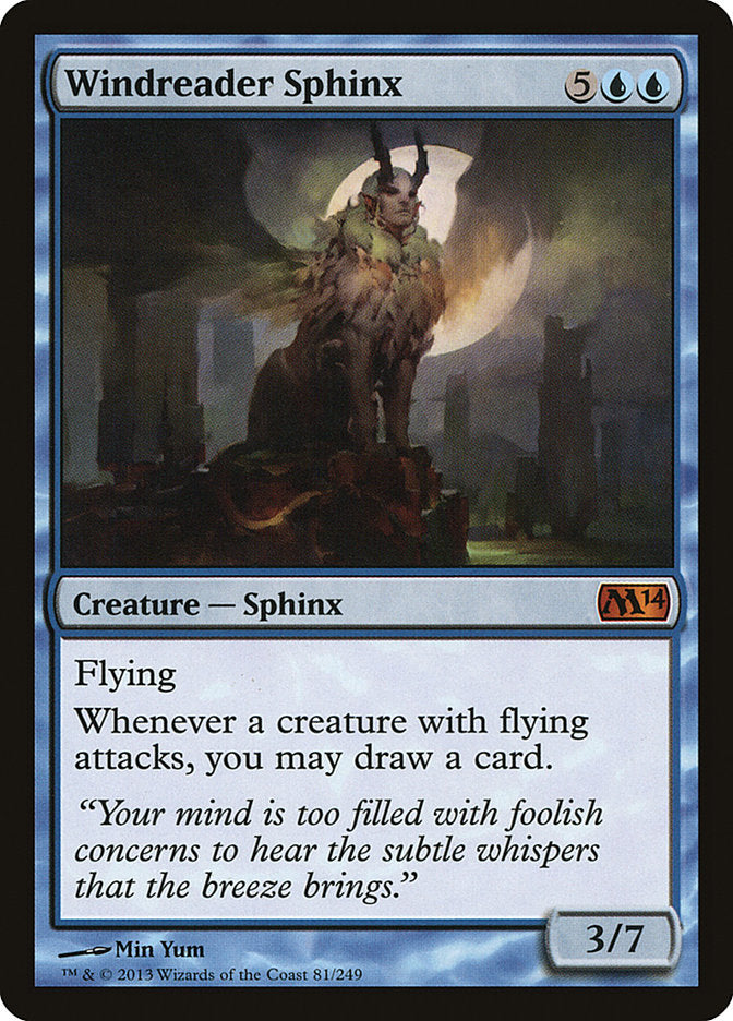 {R} Windreader Sphinx [Magic 2014][M14 081]