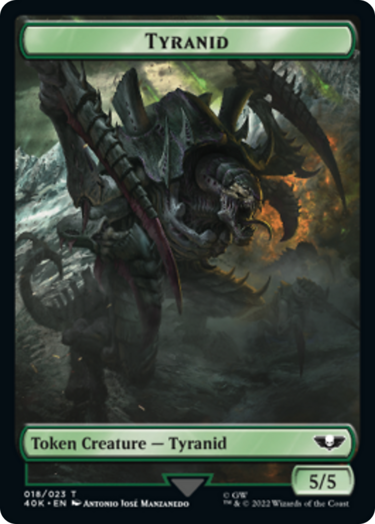 {T} Tyranid (17) // Tyranid (18) [Universes Beyond: Warhammer 40,000 Tokens][T40K 018]