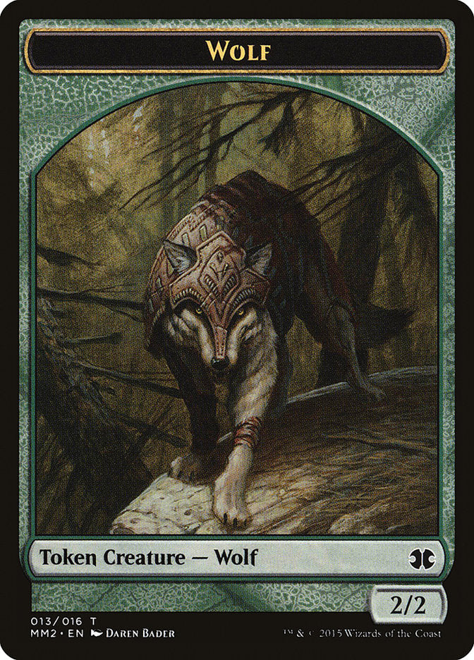 {T} Wolf Token [Modern Masters 2015 Tokens][TMM2 013]