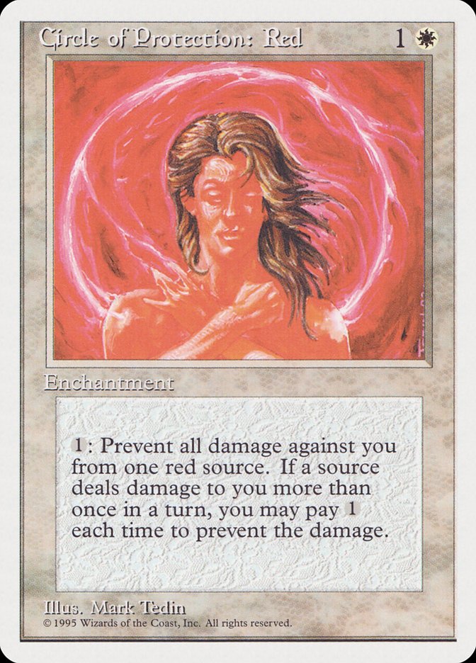 {C} Circle of Protection: Red [Rivals Quick Start Set][RQS 003]