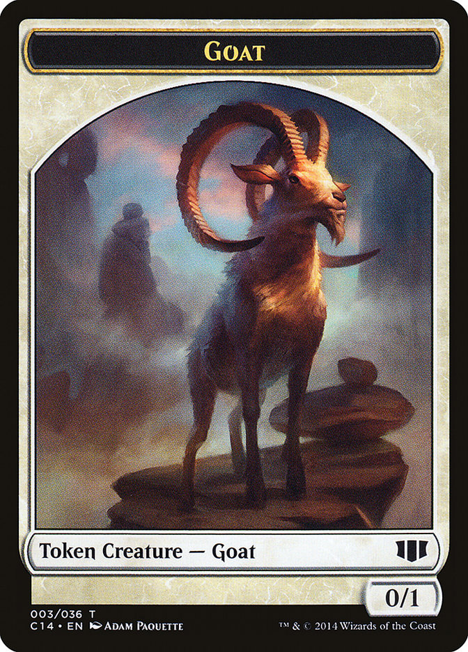 {T} Wurm (032/036) // Goat Double-sided Token [Commander 2014 Tokens][TC14 032]