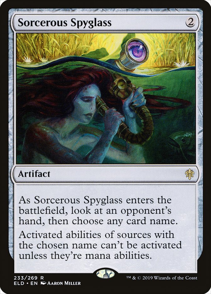 {R} Sorcerous Spyglass [Throne of Eldraine][ELD 233]