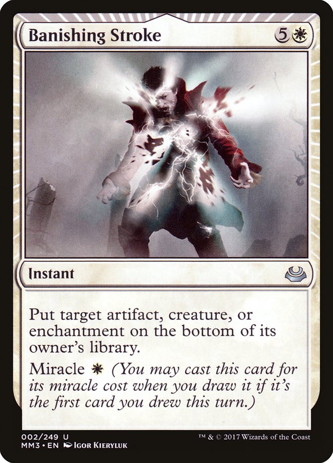 {C} Banishing Stroke [Modern Masters 2017][MM3 002]