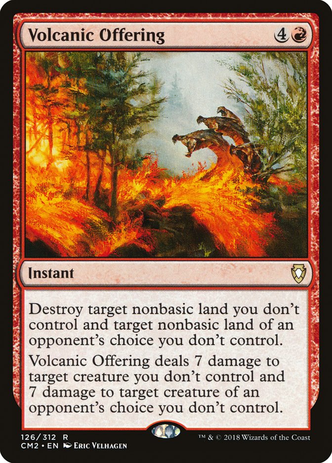 {R} Volcanic Offering [Commander Anthology Volume II][CM2 126]