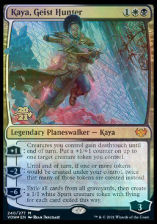 {@R} Kaya, Geist Hunter [Innistrad: Crimson Vow Prerelease Promos][PR VOW 240]