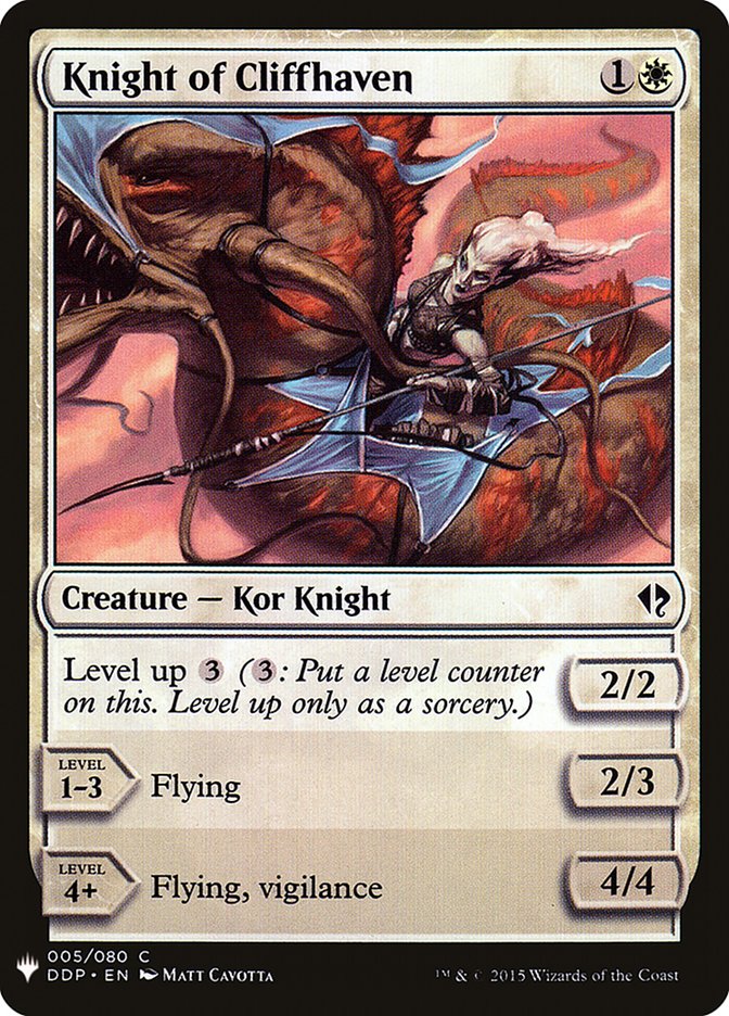 {C} Knight of Cliffhaven [Mystery Booster][MB1 DDP 005]