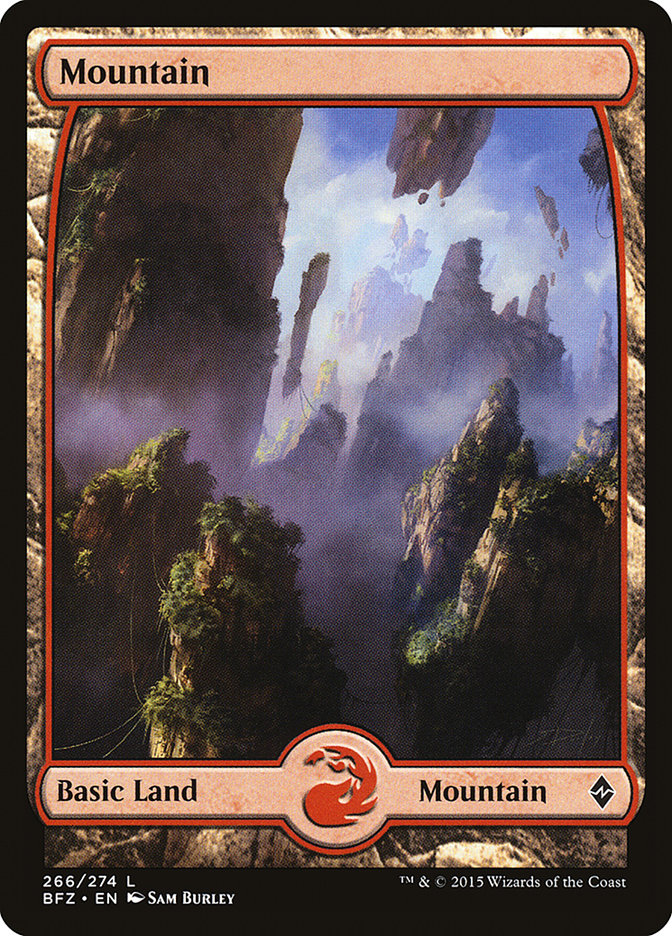 {B}[BFZ 266] Mountain (266) [Battle for Zendikar]