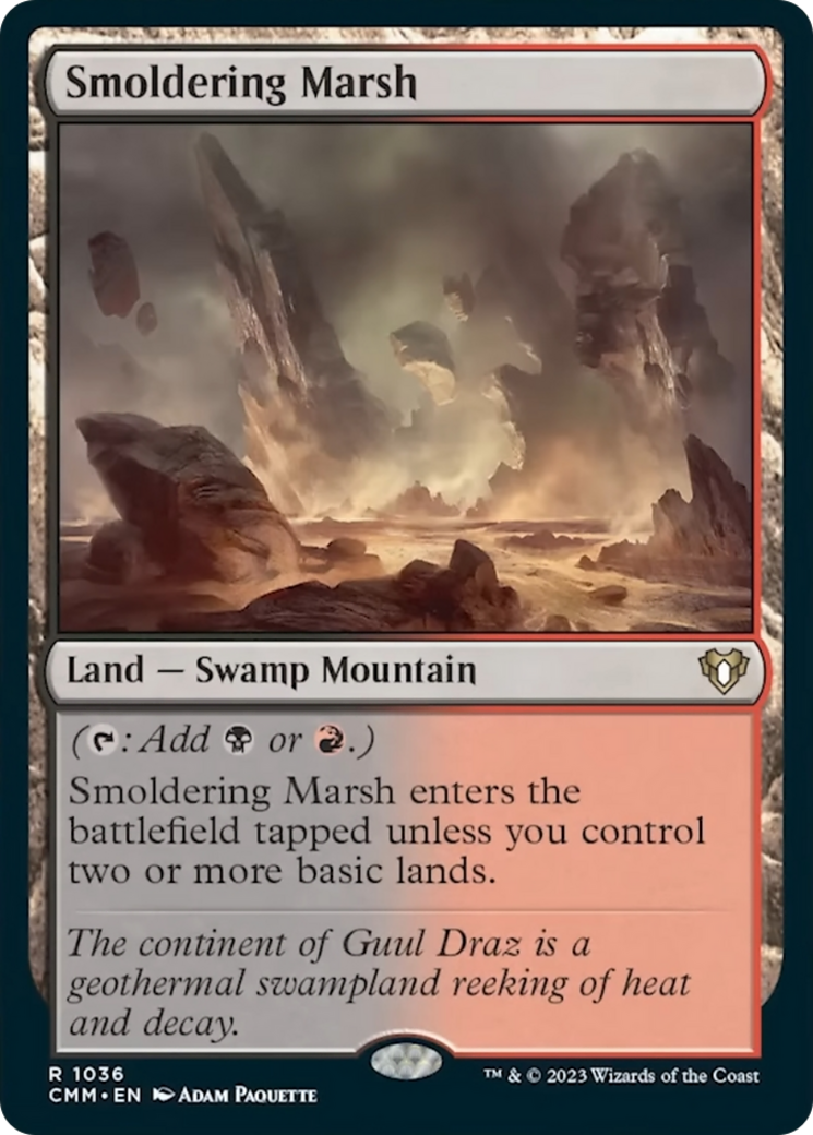 {R} Smoldering Marsh [Commander Masters][CMM 1036]