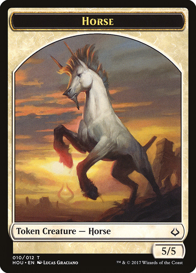 {T} Horse Token [Hour of Devastation Tokens][THOU 010]