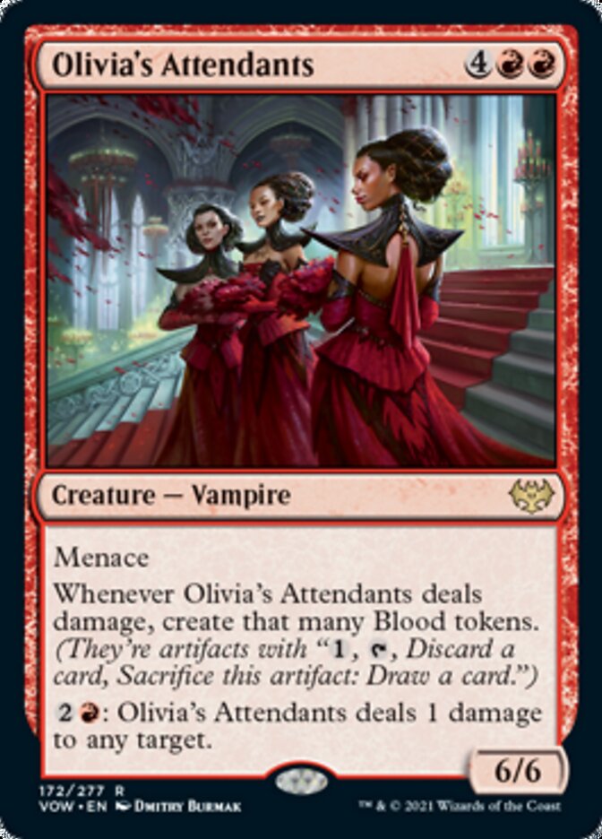 {R} Olivia's Attendants [Innistrad: Crimson Vow][VOW 172]