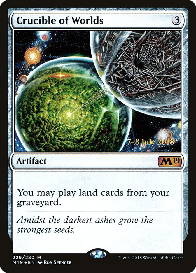 {R} Crucible of Worlds [Core Set 2019 Prerelease Promos][PR M19 229]