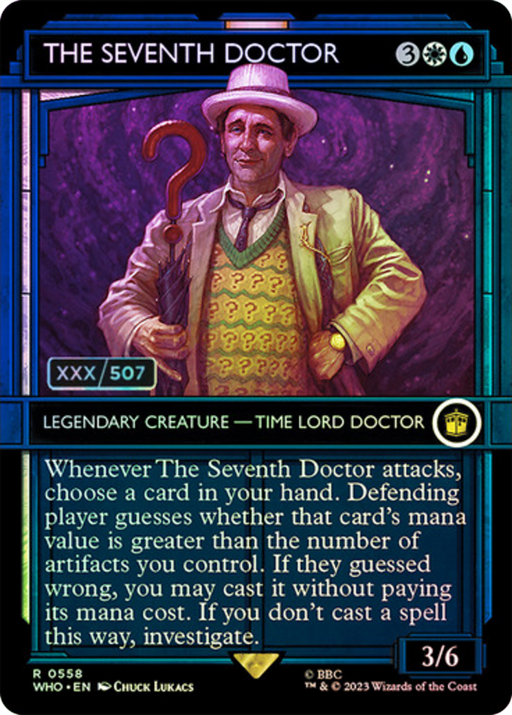 {R} The Seventh Doctor (Serial Numbered) [Doctor Who][SR WHO 558]