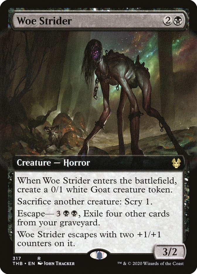 {R} Woe Strider (Extended Art) [Theros Beyond Death][THB 317]