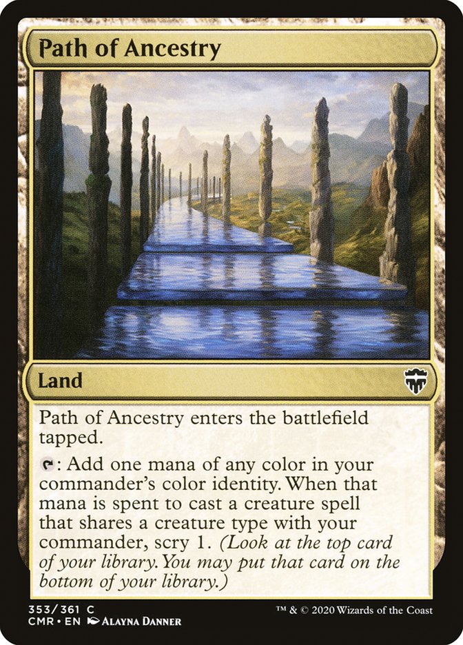 {C} Path of Ancestry [Commander Legends][CMR 353]