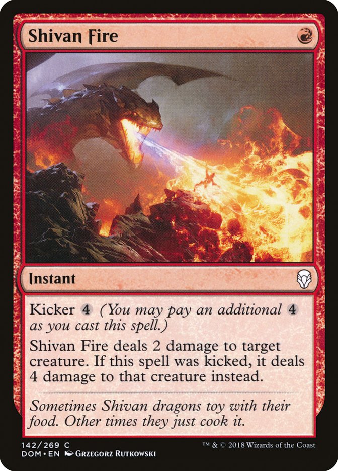 {C} Shivan Fire [Dominaria][DOM 142]