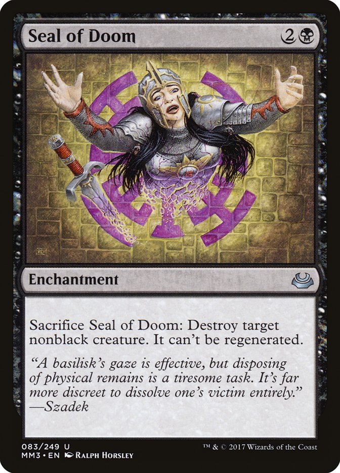 {C} Seal of Doom [Modern Masters 2017][MM3 083]