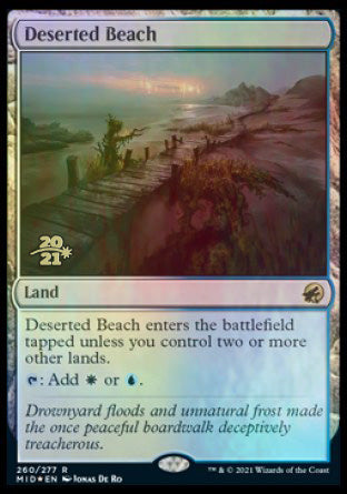 {R} Deserted Beach [Innistrad: Midnight Hunt Prerelease Promos][PR MID 260]