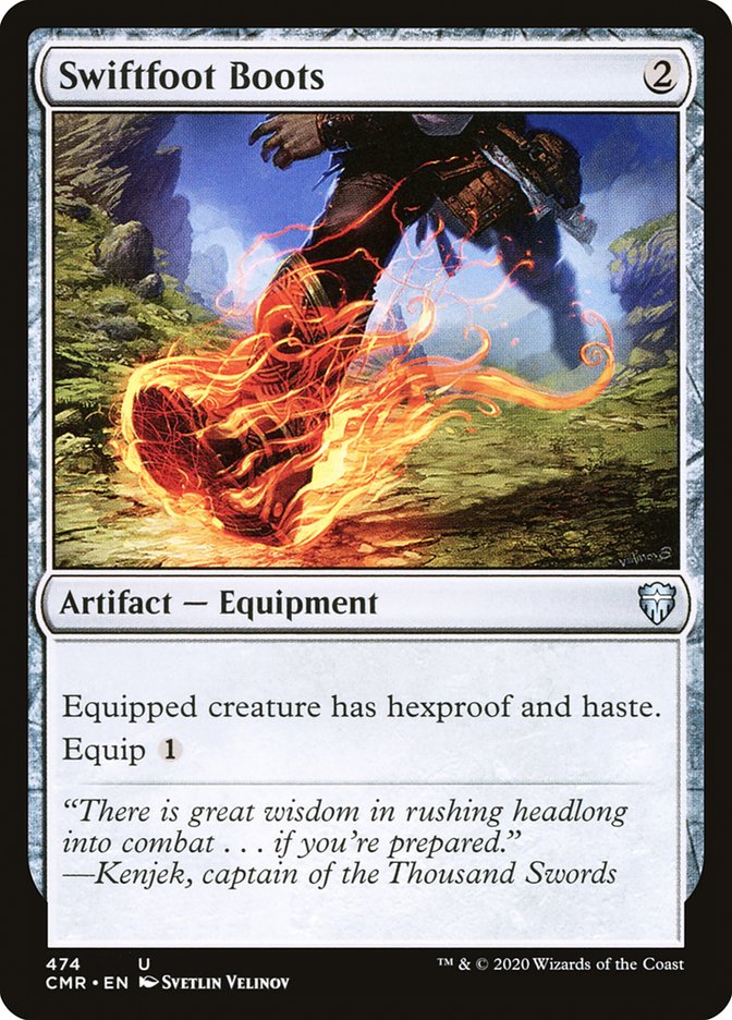 {C} Swiftfoot Boots [Commander Legends][CMR 474]