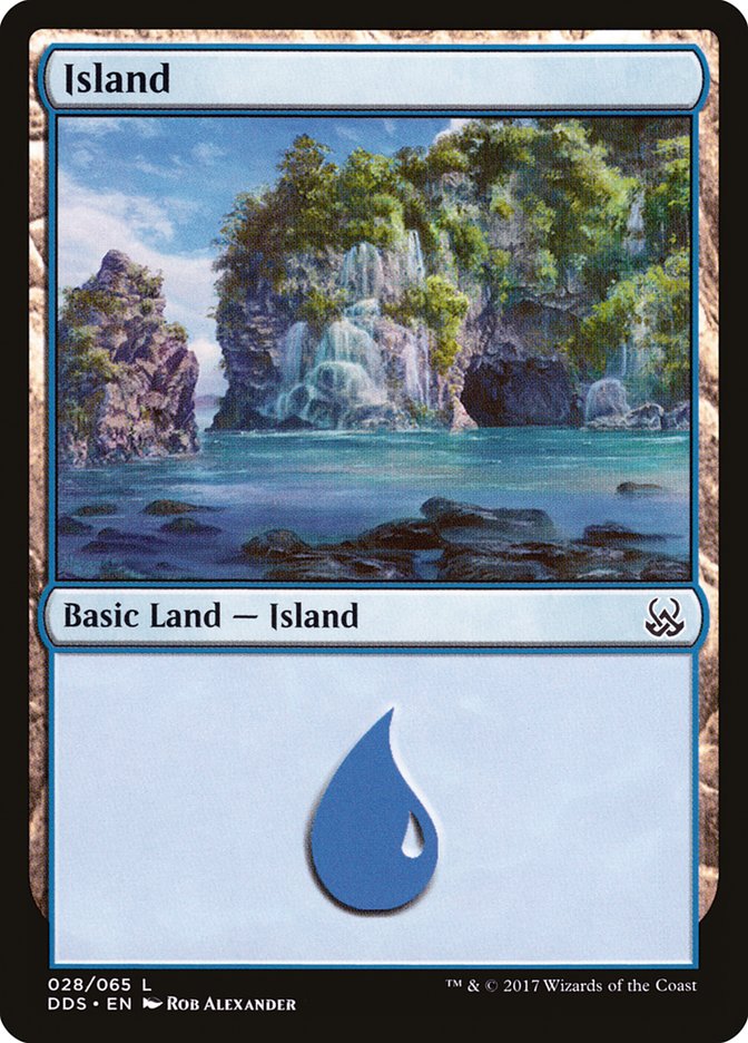 {B}[DDS 028] Island (28) [Duel Decks: Mind vs. Might]