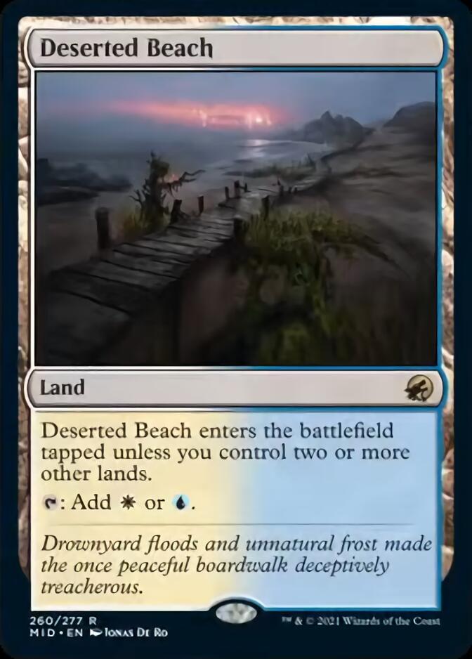 {R} Deserted Beach [Innistrad: Midnight Hunt][MID 260]