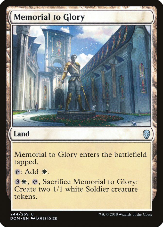 {C} Memorial to Glory [Dominaria][DOM 244]