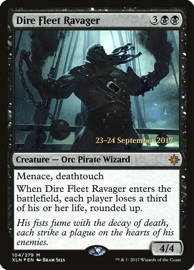 {R} Dire Fleet Ravager [Ixalan Prerelease Promos][PR XLN 104]