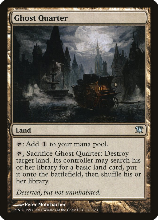 {C} Ghost Quarter [Innistrad][ISD 240]