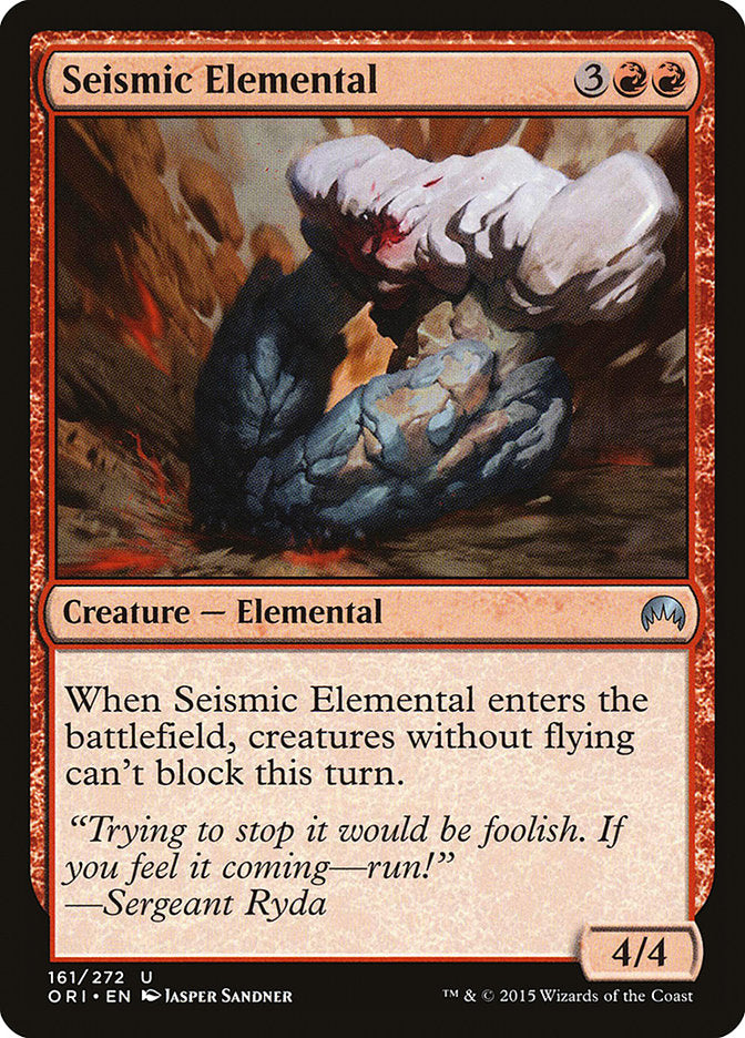 {C} Seismic Elemental [Magic Origins][ORI 161]