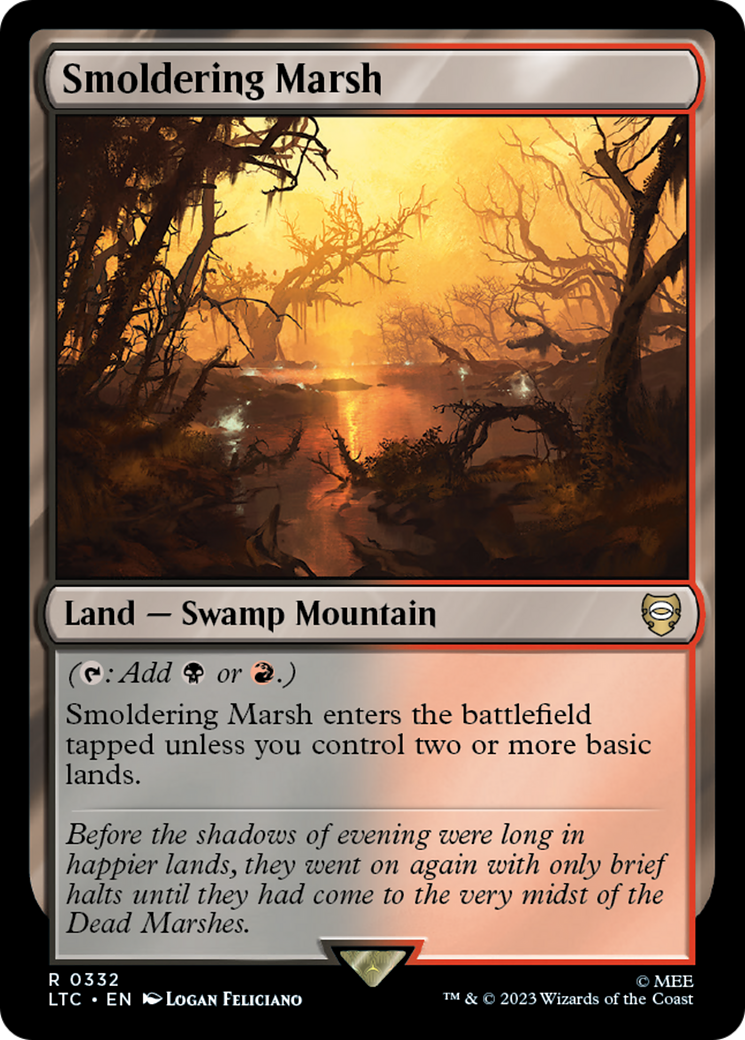 {R} Smoldering Marsh [The Lord of the Rings: Tales of Middle-Earth Commander][LTC 332]