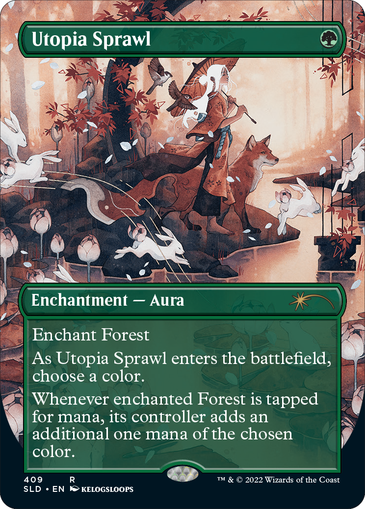 {R} Utopia Sprawl (Borderless) [Secret Lair Drop Series][SLD 409]