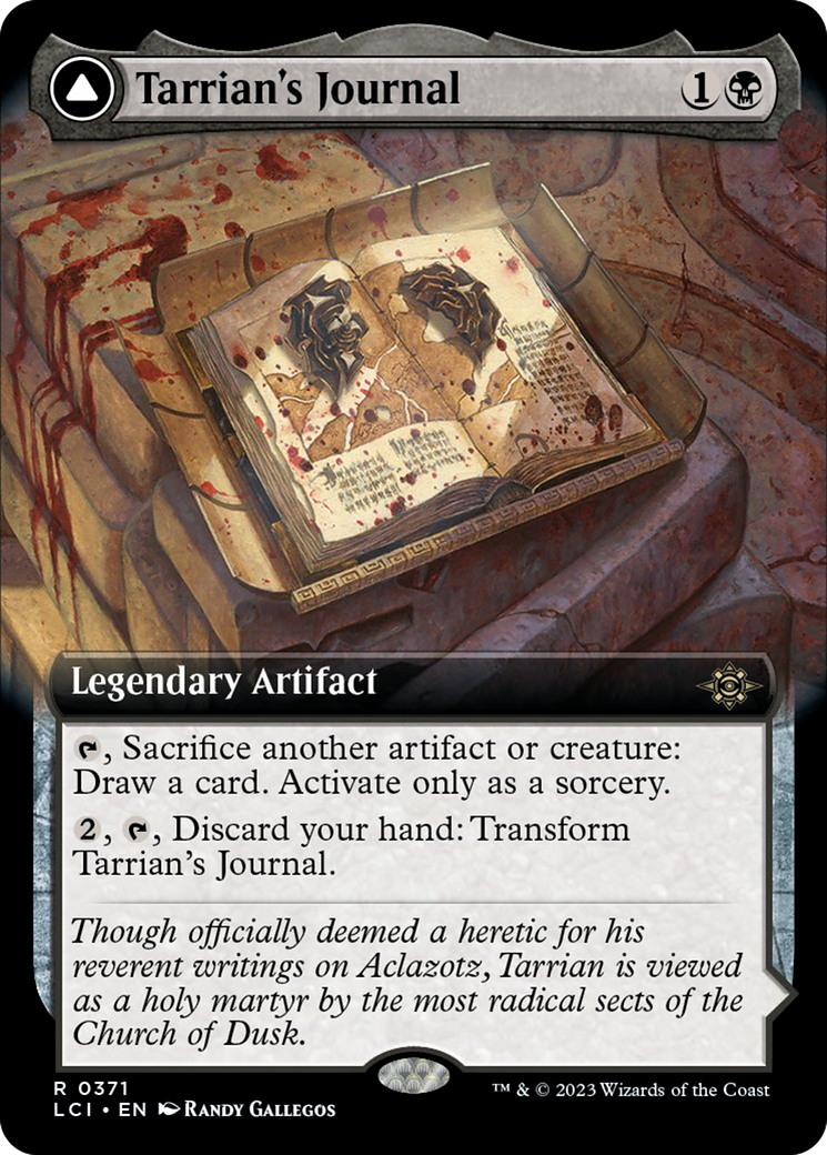 {@R} Tarrian's Journal // The Tomb of Aclazotz (Extended Art) [The Lost Caverns of Ixalan][LCI 371]