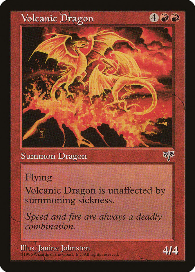 {R} Volcanic Dragon [Mirage][MIR 201]