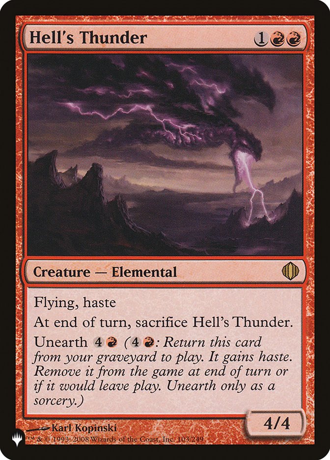 {R} Hell's Thunder [The List][LS ALA 103]